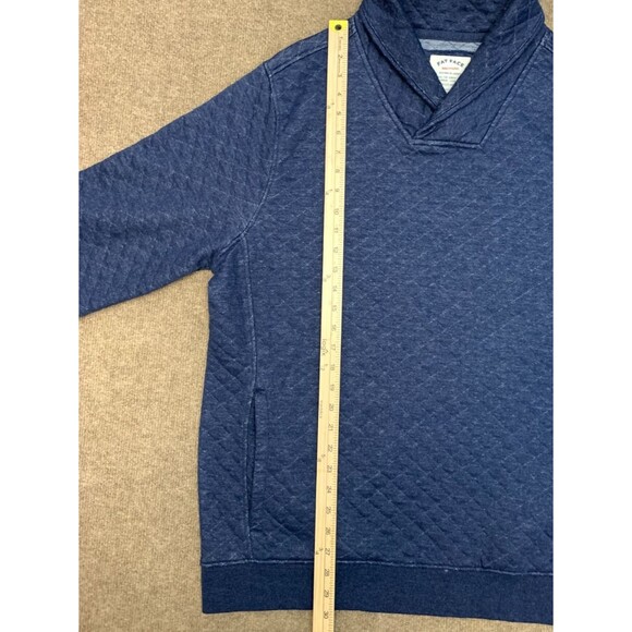 Fat Face Sweater Mens XL Quilted Shawl Long Sleeve Pullover Fleece Pockets - Picture 3 of 8